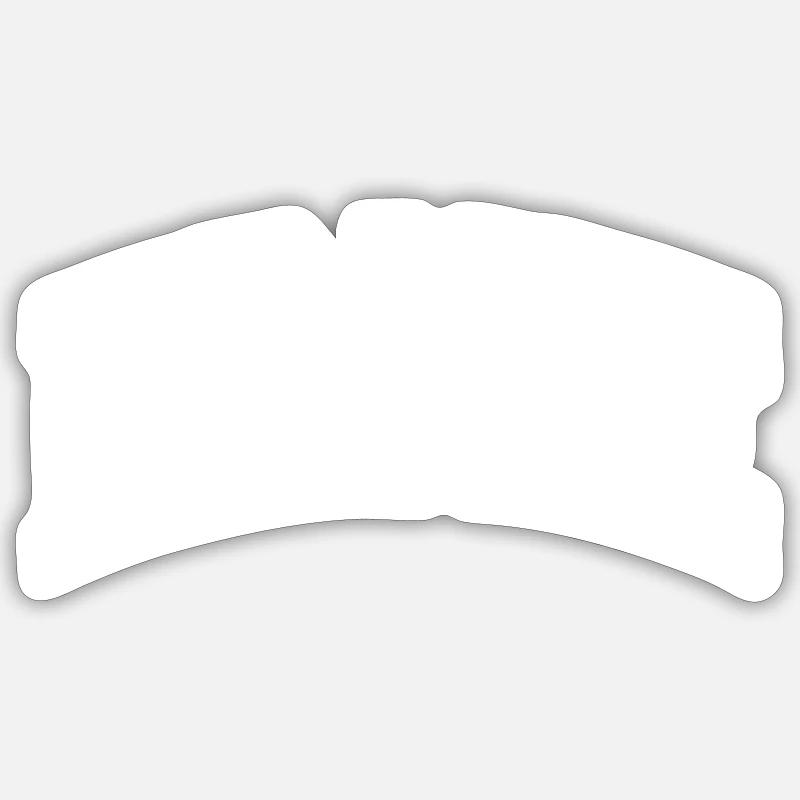 Ernie - Sticker taille S (10 x 10 cm) - blanc mat