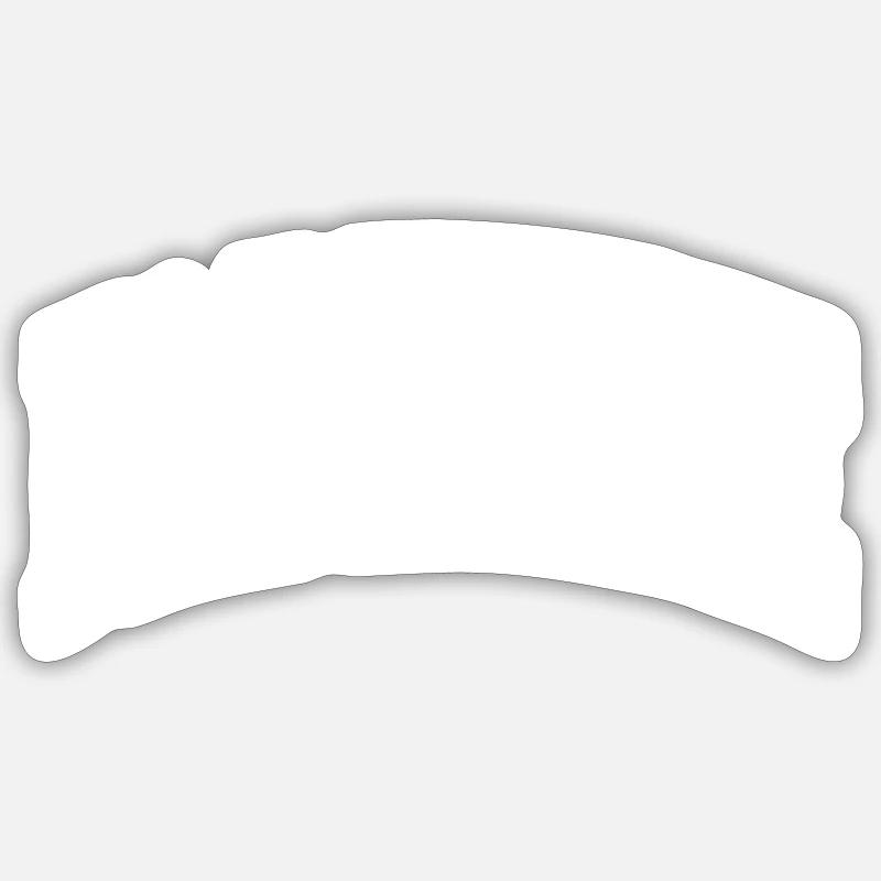 Fabienne - Sticker taille S (10 x 10 cm) - blanc mat