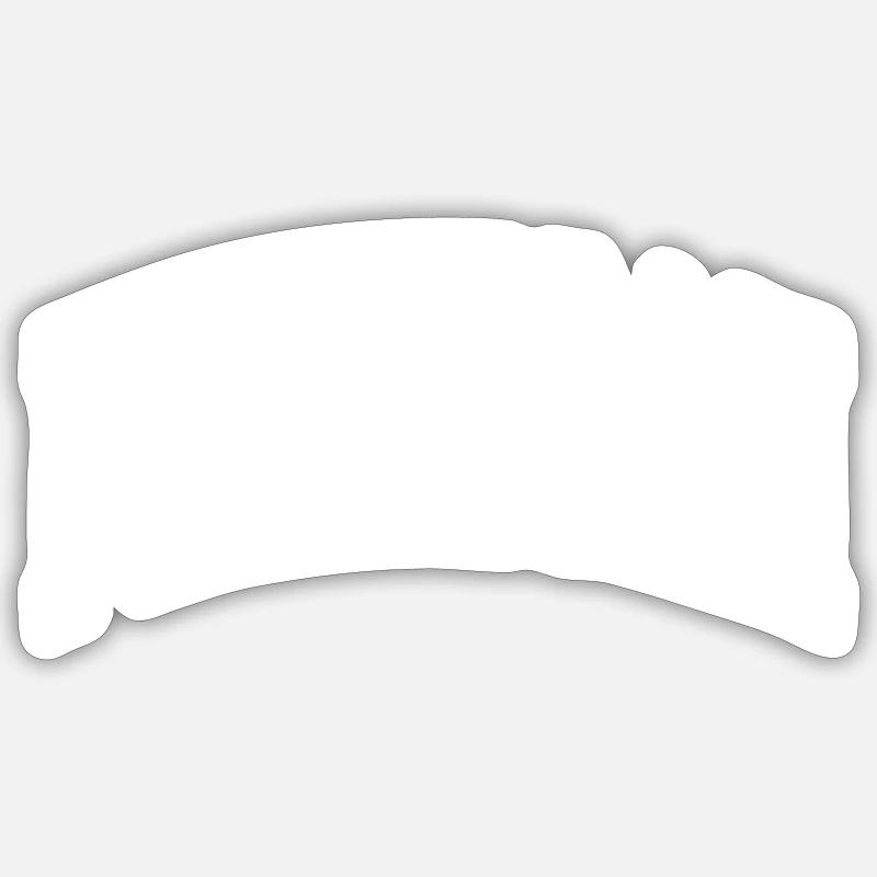 Finnegan - Sticker size S (10 x 10 cm) - white matte