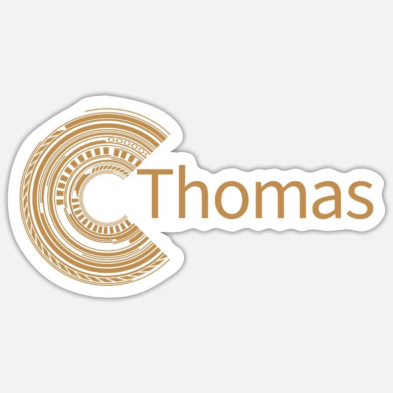 For Thomas Sticker size S (10 x 10 cm)