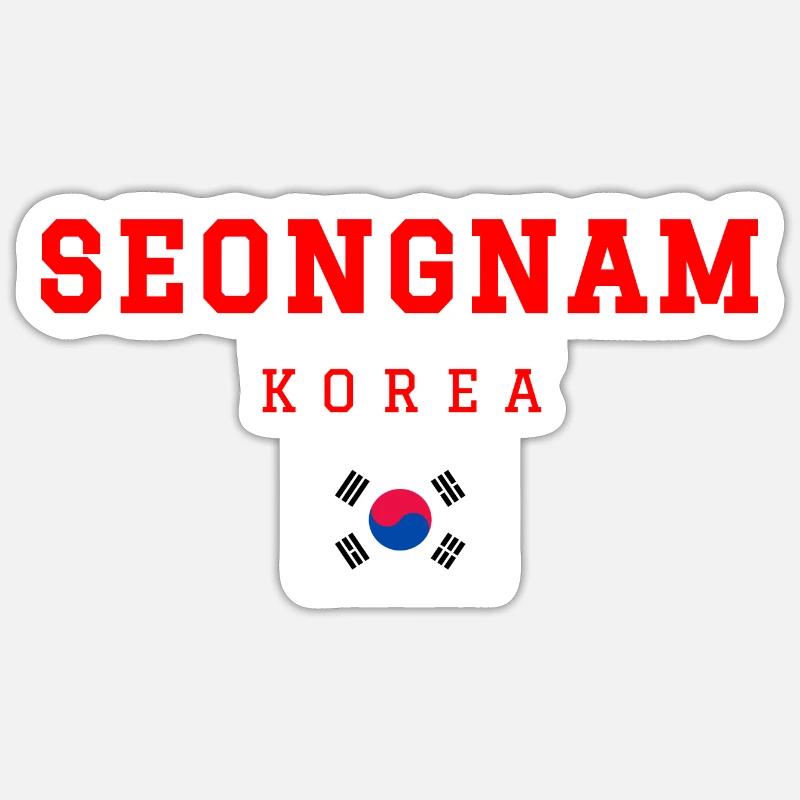 Seongnam Korea Sticker size S (10 x 10 cm)