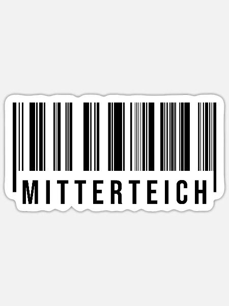 Mitterteich Bayern - Sticker Größe S (10 x 10 cm) - Mattweiß