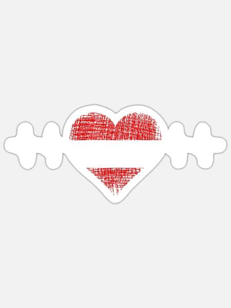Österreich Austria - Sticker Größe S (10 x 10 cm) - Mattweiß