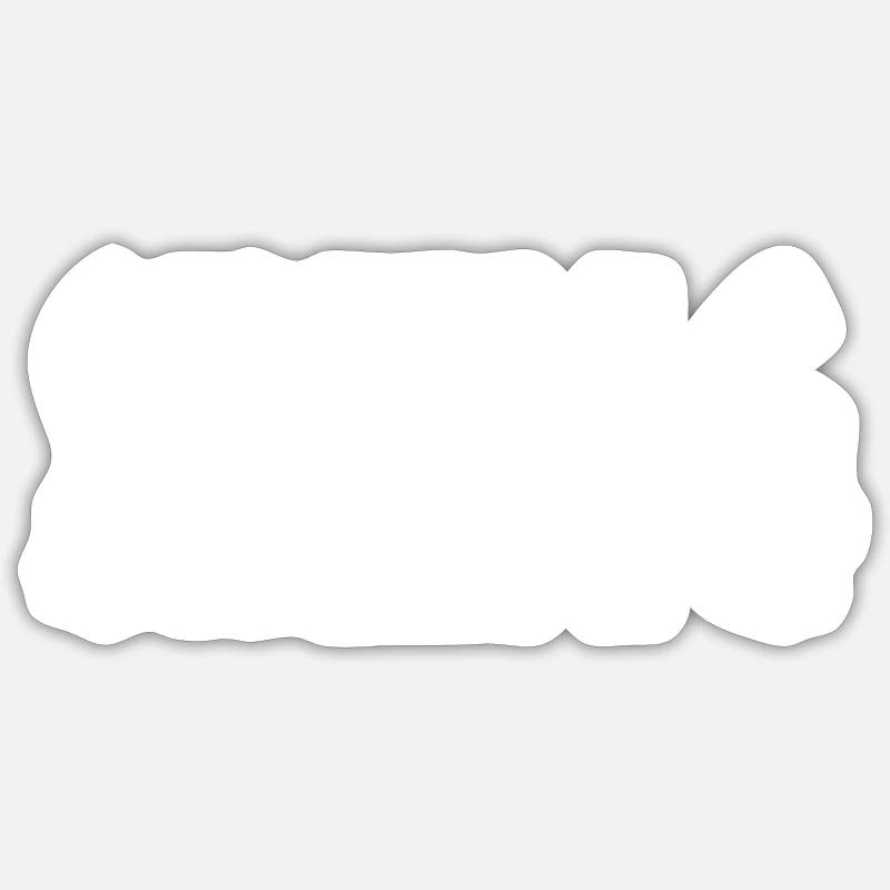 Skiing - Sticker Größe S (10 x 10 cm) - Mattweiß