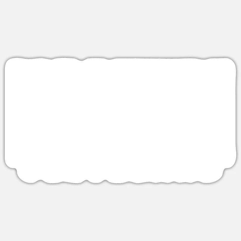 Cleveland Barcode - Sticker Größe S (10 x 10 cm) - Mattweiß