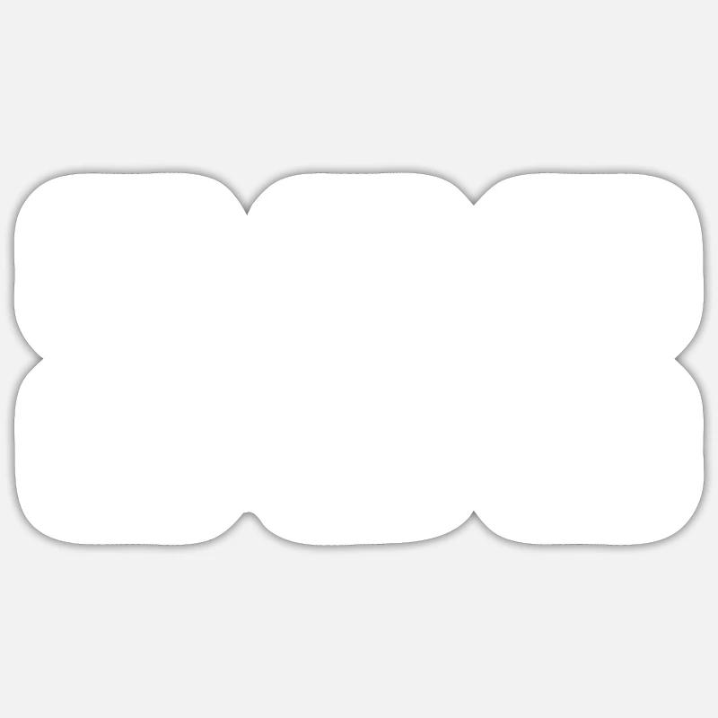 Name: Jeppe - Sticker size S (10 x 10 cm) - white matte