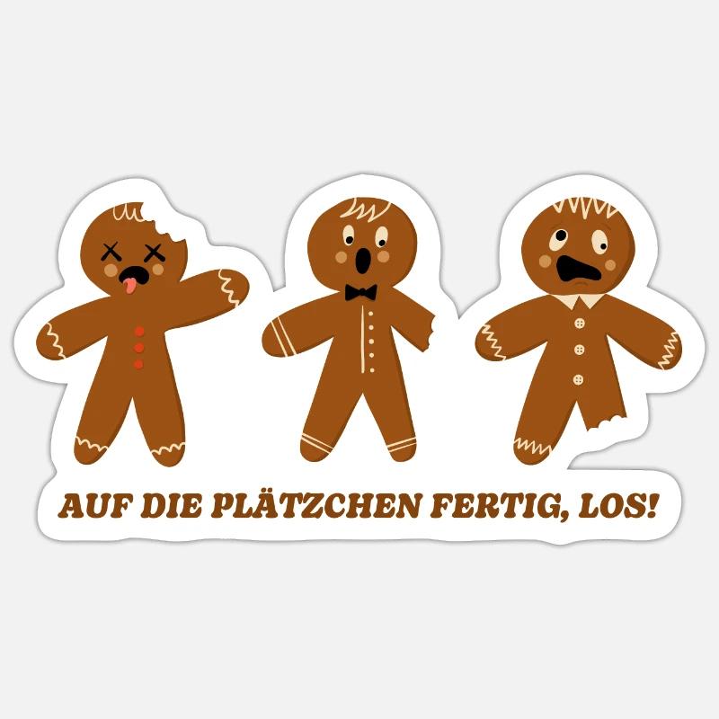 Ready, set, go! Sticker size S (10 x 10 cm)