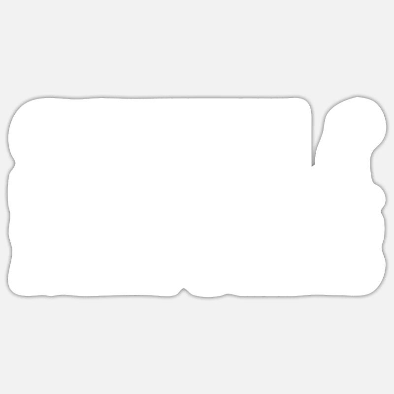 Penis size matters - Sticker taille S (10 x 10 cm) - blanc mat