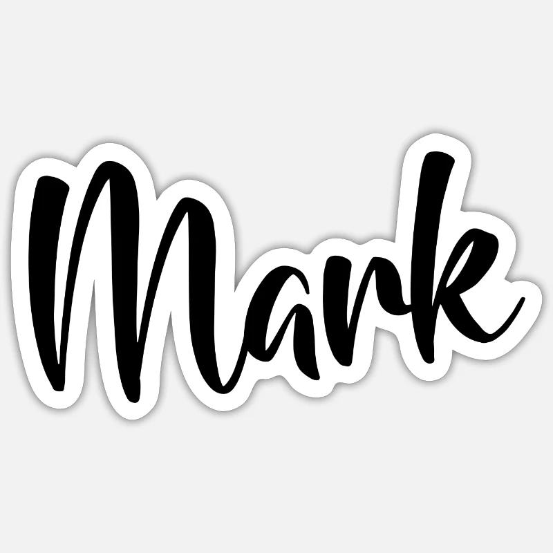 Name - Mark Sticker Größe S (10 x 10 cm)