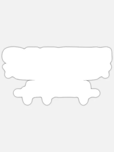 Garten - Sticker Größe S (10 x 10 cm) - Mattweiß