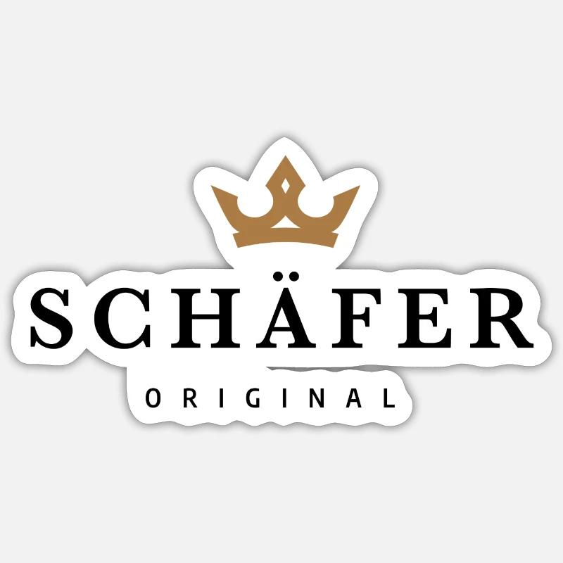 Shepherd - Sticker size S (10 x 10 cm) - white matte