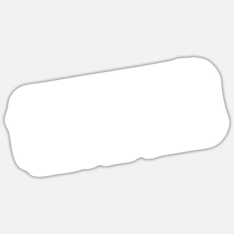 poucave - Sticker taille S (10 x 10 cm) - blanc mat