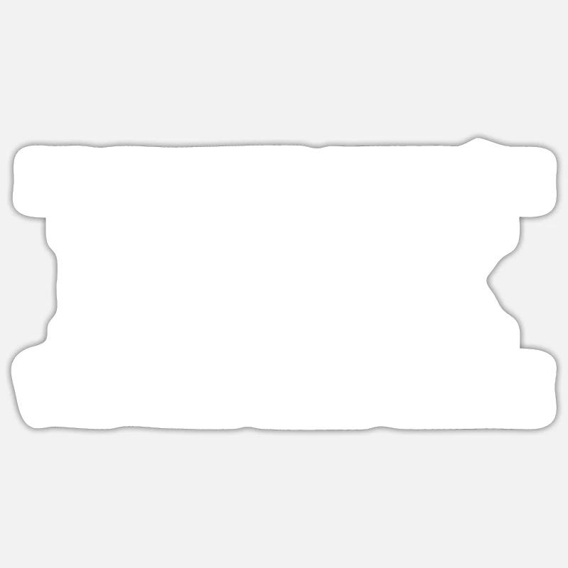 Mark Name Design - Sticker Größe S (10 x 10 cm) - Mattweiß