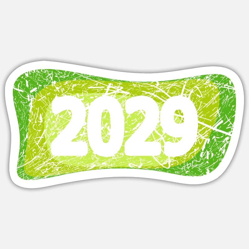 2029 - Sticker size S (10 x 10 cm) - white matte