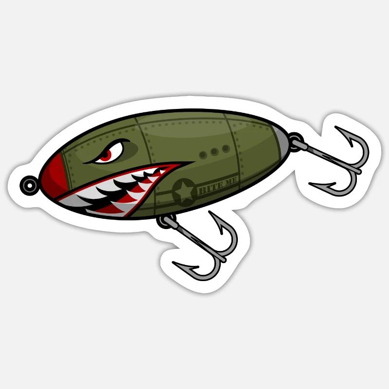 Bite Me - Sticker size S (10 x 10 cm) - white matte