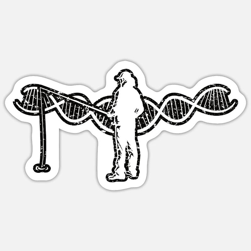 Pêche Hameçon Pêche Pêche Pêcheur - Sticker taille S (10 x 10 cm) - blanc mat