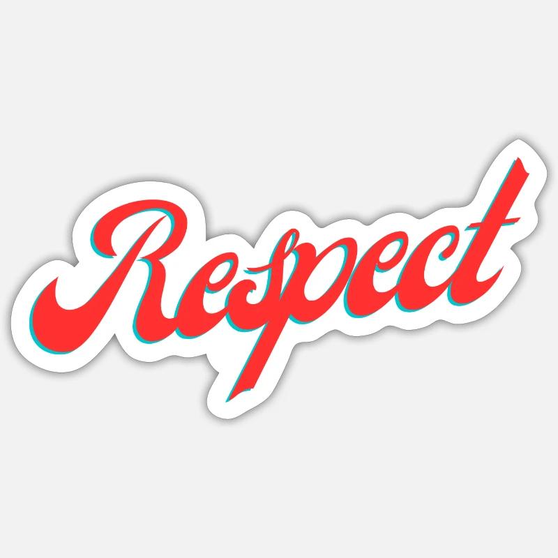Respect Sticker taille S (10 x 10 cm)