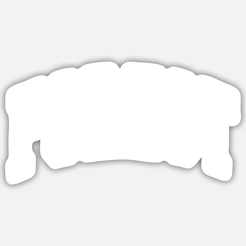 Forest - Sticker Größe S (10 x 10 cm) - Mattweiß