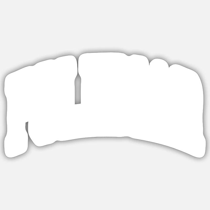 Folkmar - Sticker size S (10 x 10 cm) - white matte
