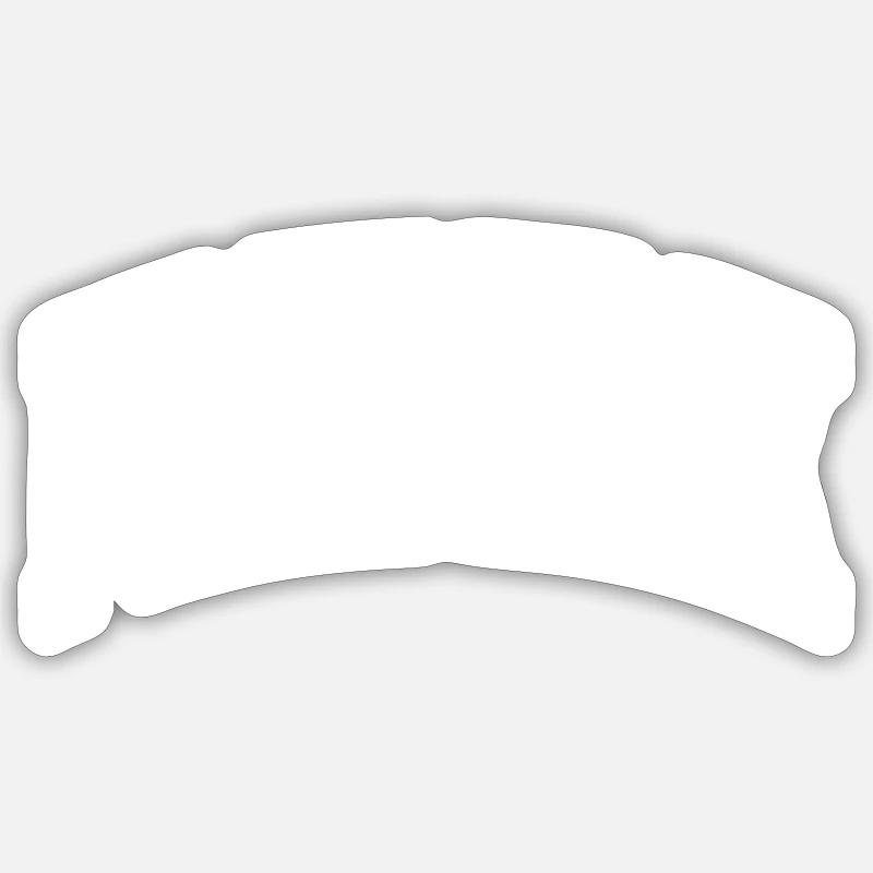 Frederik - Sticker size S (10 x 10 cm) - white matte