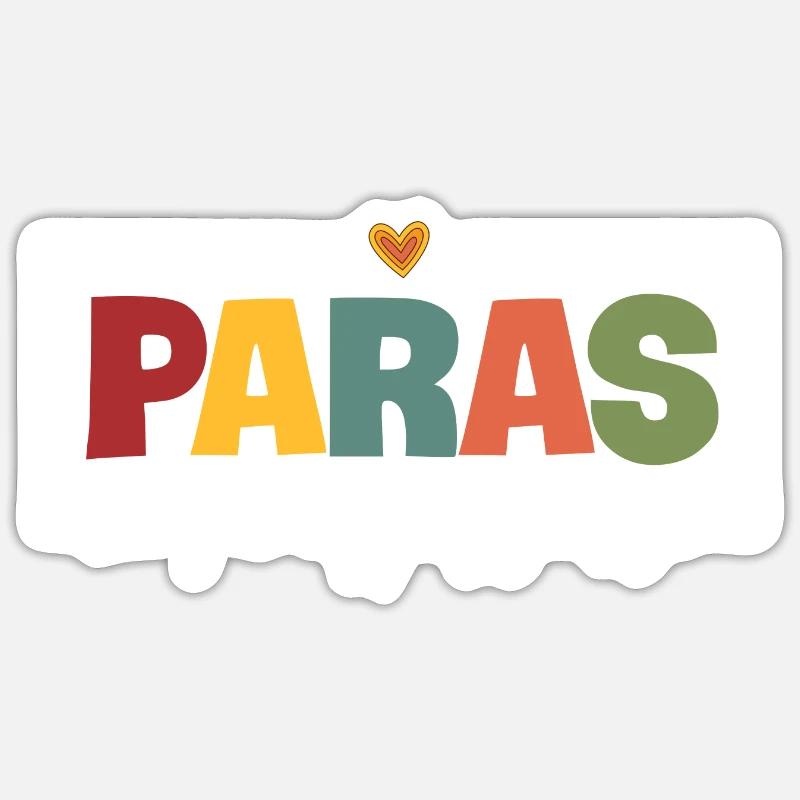 Paras rendre possible l’enseignant paraprofessionnel - Sticker taille S (10 x 10 cm) - blanc mat