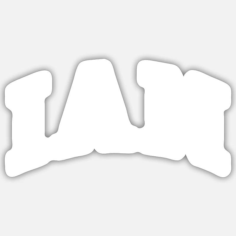 Ian - Sticker size S (10 x 10 cm) - white matte