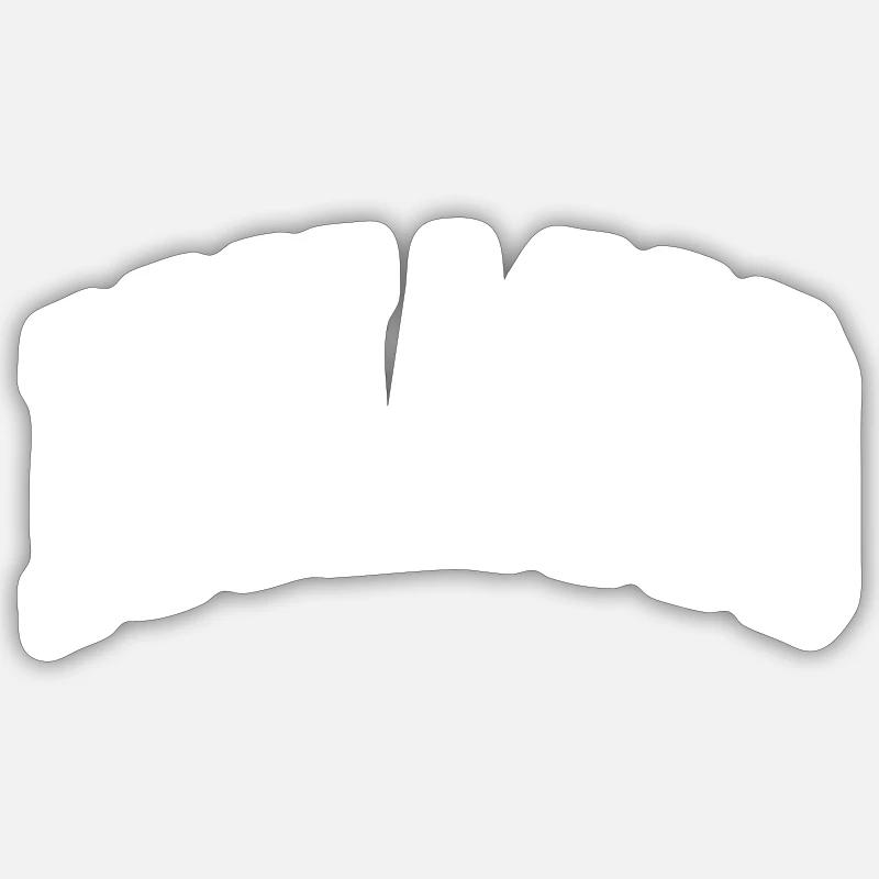 Ignacio - Sticker size S (10 x 10 cm) - white matte