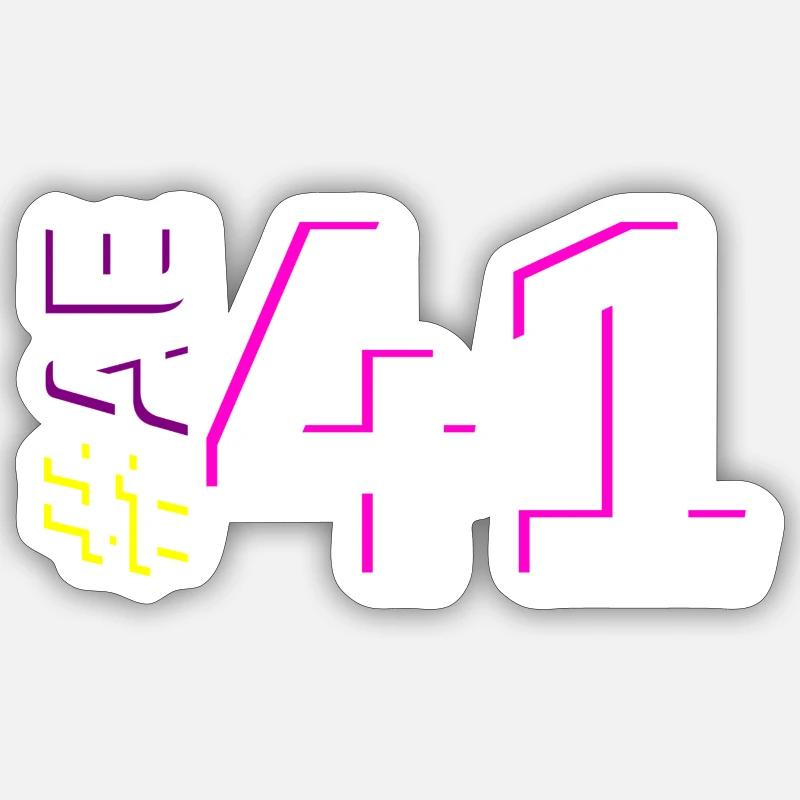 AE41 Sticker size S (10 x 10 cm)