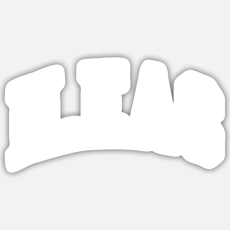 Iléas - Sticker taille S (10 x 10 cm) - blanc mat