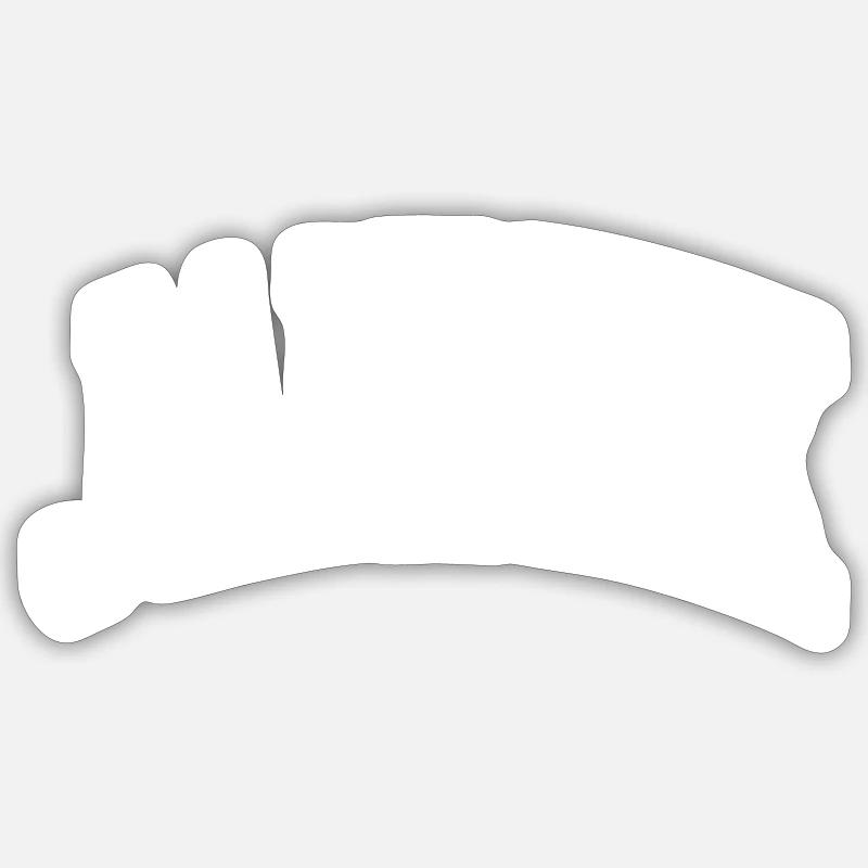 Jannek - Sticker Größe S (10 x 10 cm) - Mattweiß