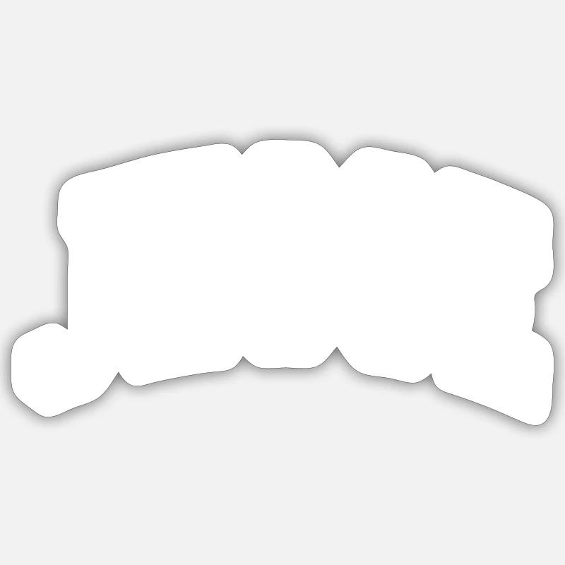 Jesse - Sticker Größe S (10 x 10 cm) - Mattweiß