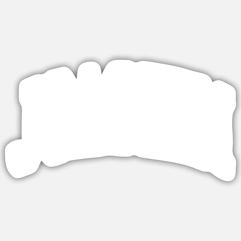 Joachim - Sticker size S (10 x 10 cm) - white matte