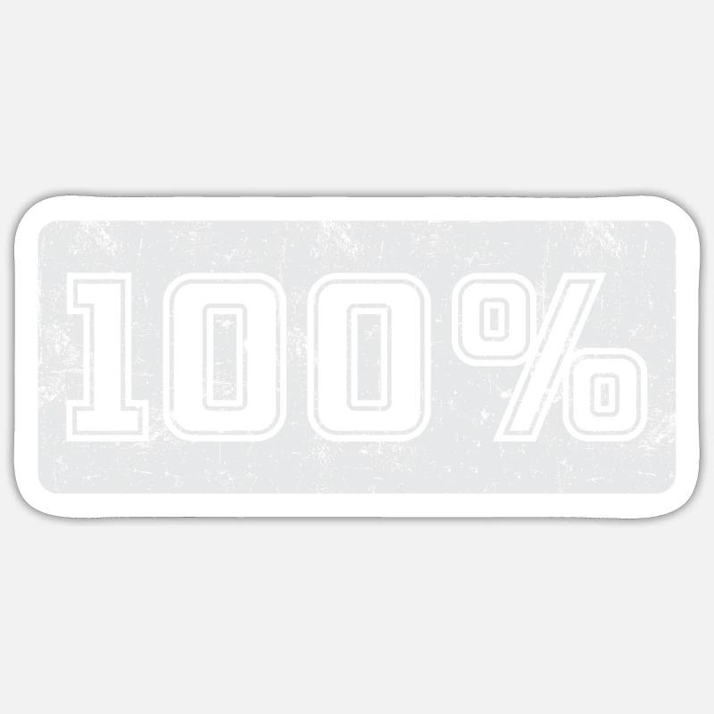 100% Sticker size S (10 x 10 cm)