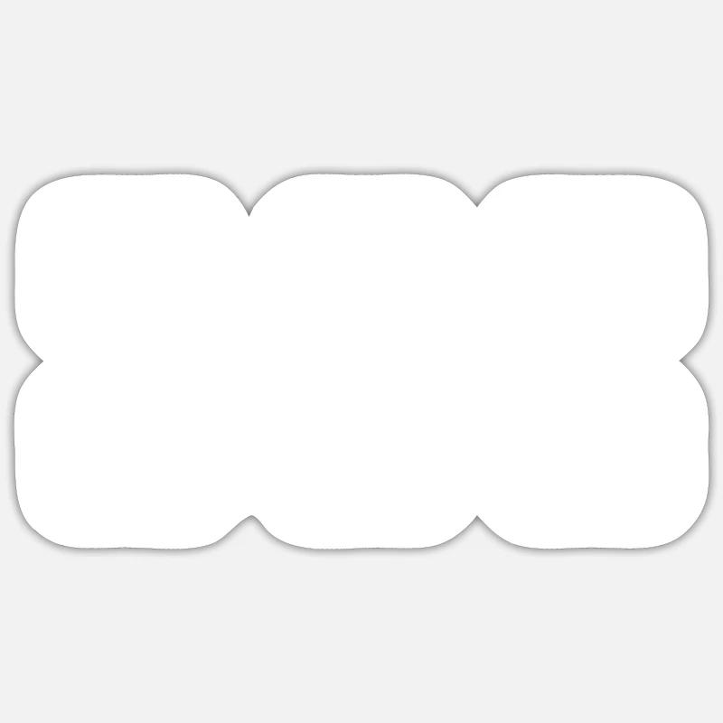 Josef - Sticker size S (10 x 10 cm) - white matte