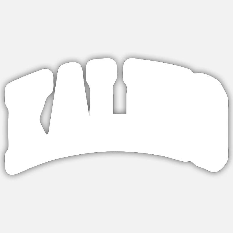 Calico - Sticker size S (10 x 10 cm) - white matte