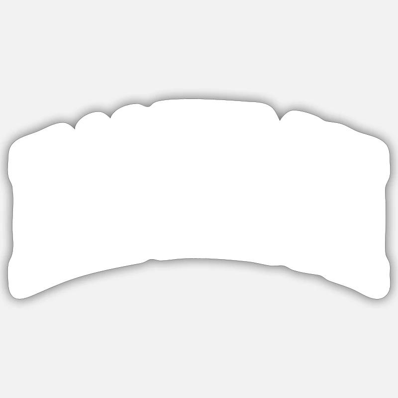 Cameroun - Sticker taille S (10 x 10 cm) - blanc mat