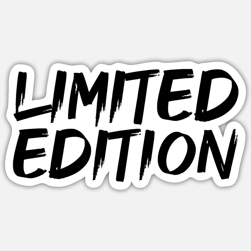 limited edition - Sticker Größe S (10 x 10 cm) - Mattweiß