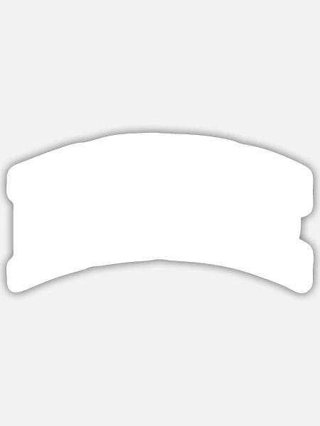 Keke - Sticker Größe S (10 x 10 cm) - Mattweiß