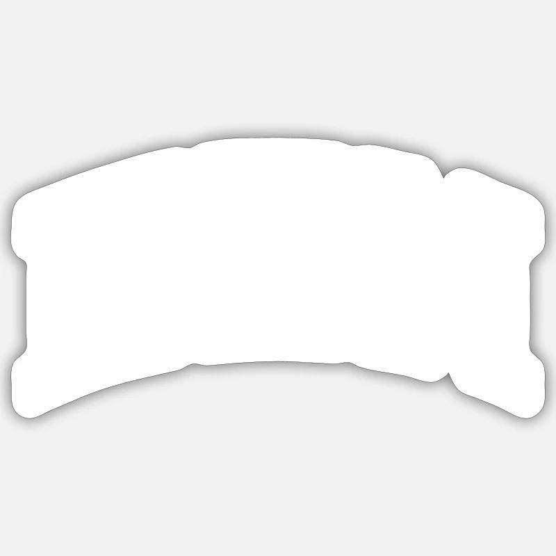 Ken - Sticker Größe S (10 x 10 cm) - Mattweiß