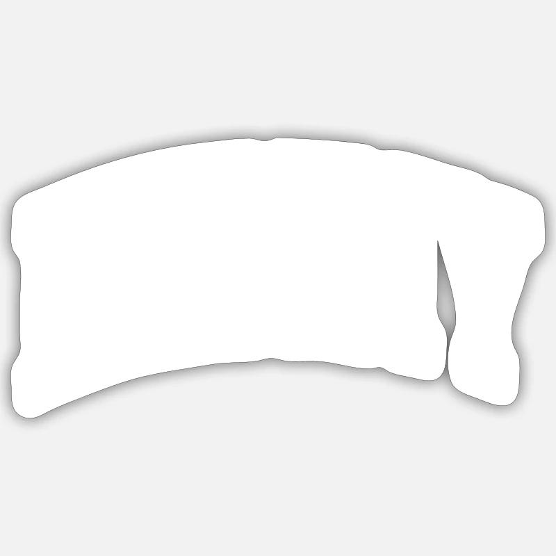 Kenny - Sticker Größe S (10 x 10 cm) - Mattweiß