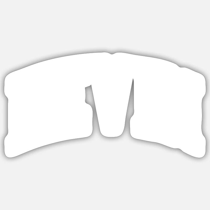 Kevin - Sticker Größe S (10 x 10 cm) - Mattweiß