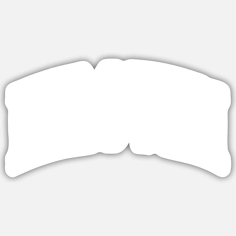 Kirsten - Sticker taille S (10 x 10 cm) - blanc mat