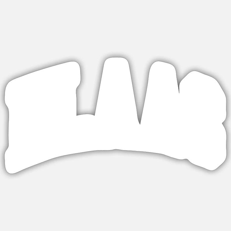 Klaas - Sticker size S (10 x 10 cm) - white matte