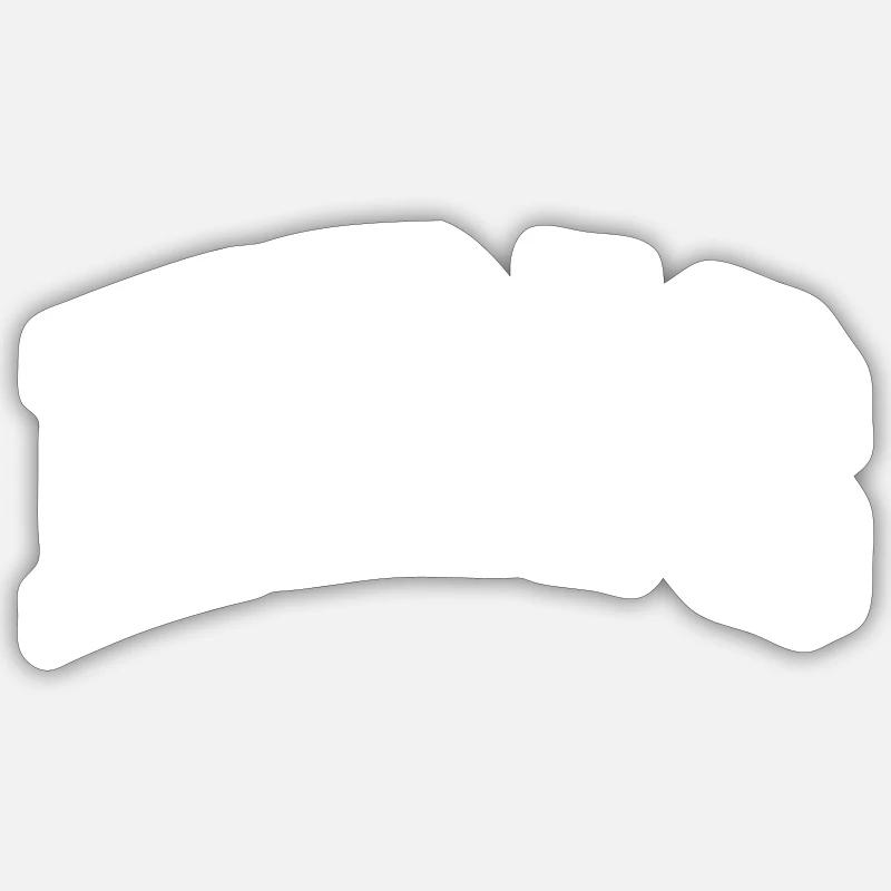 Kris - Sticker taille S (10 x 10 cm) - blanc mat