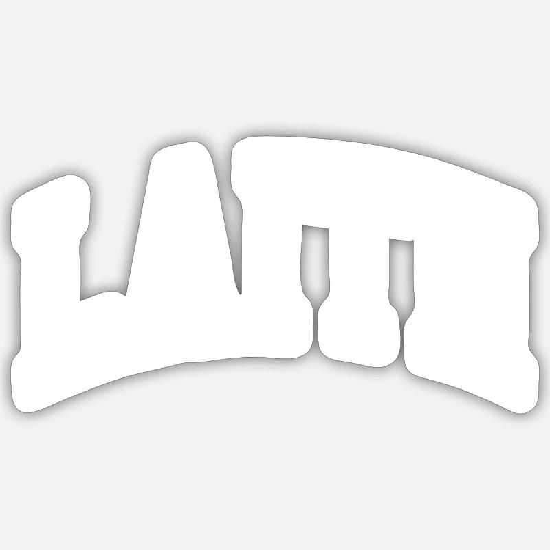 Laith - Sticker Größe S (10 x 10 cm) - Mattweiß