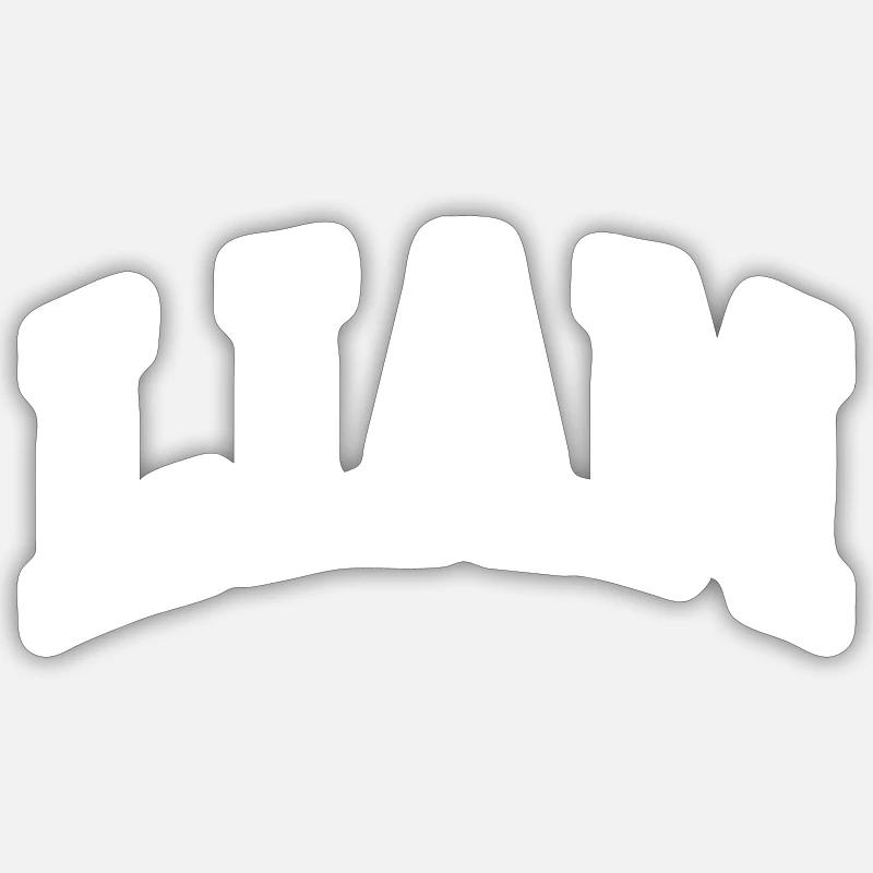 Liam - Sticker Größe S (10 x 10 cm) - Mattweiß