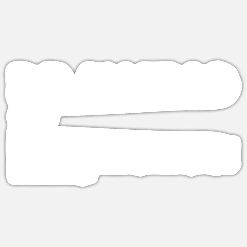Drawer Definition Drawing - Sticker size S (10 x 10 cm) - white matte