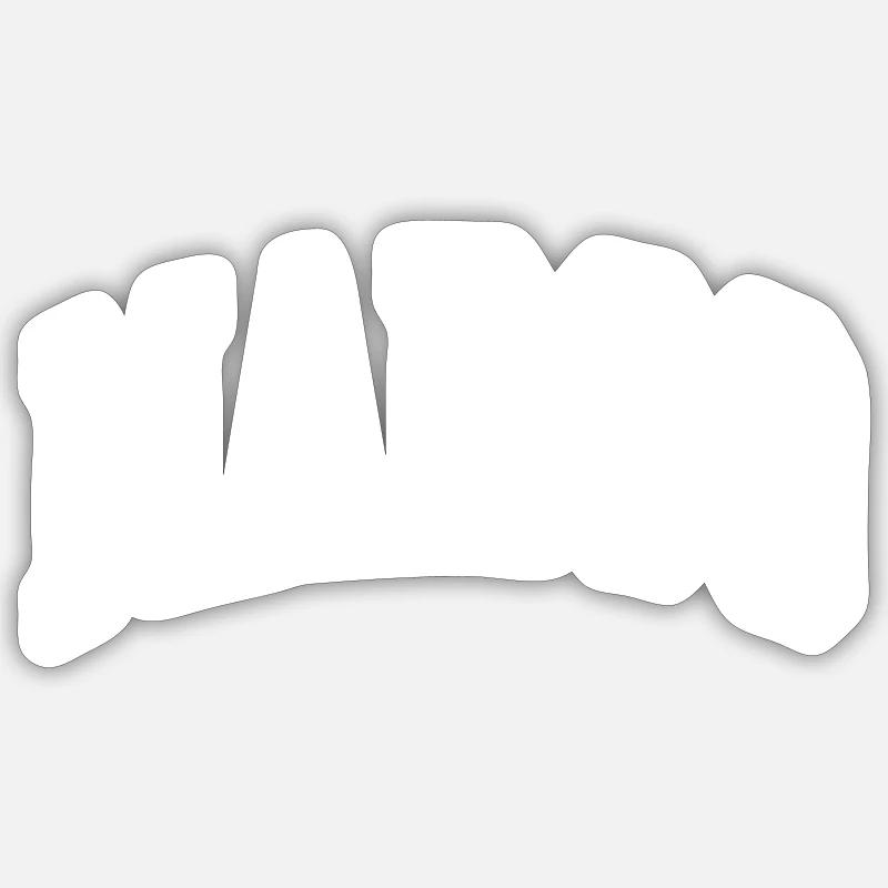 Marco - Sticker size S (10 x 10 cm) - white matte