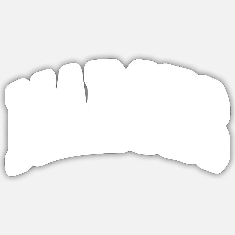 Marces - Sticker taille S (10 x 10 cm) - blanc mat