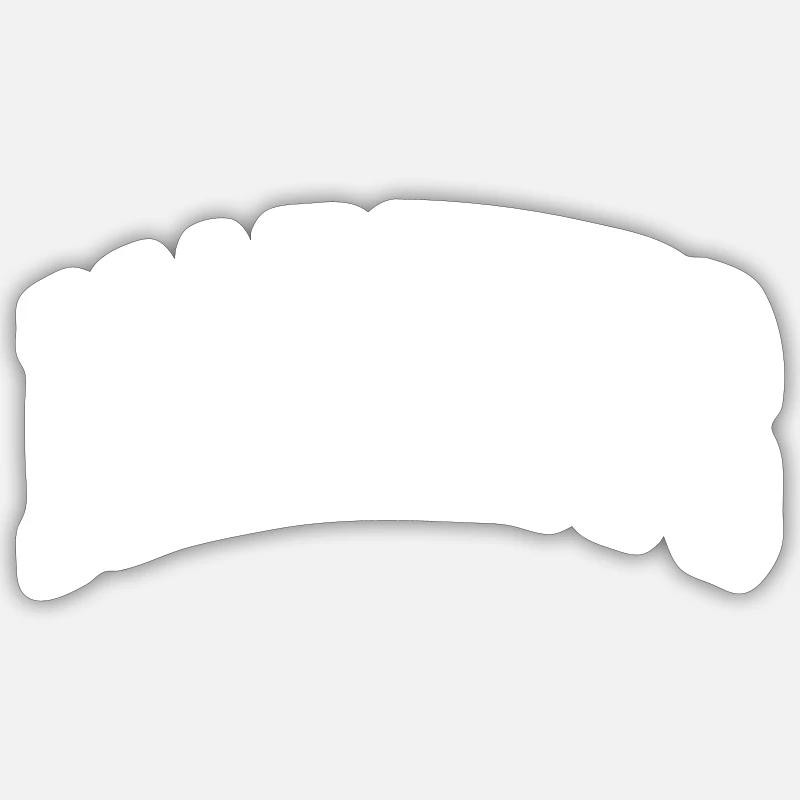 Marinus - Sticker size S (10 x 10 cm) - white matte